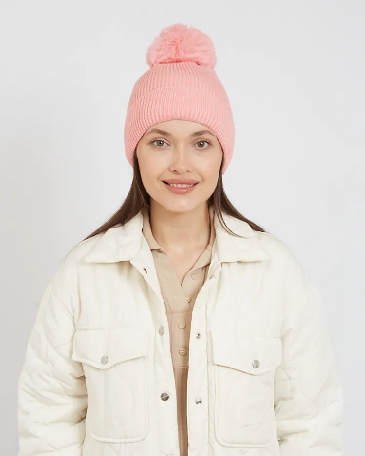 Royalfashion Wumun's insulated hat wiþ pompom