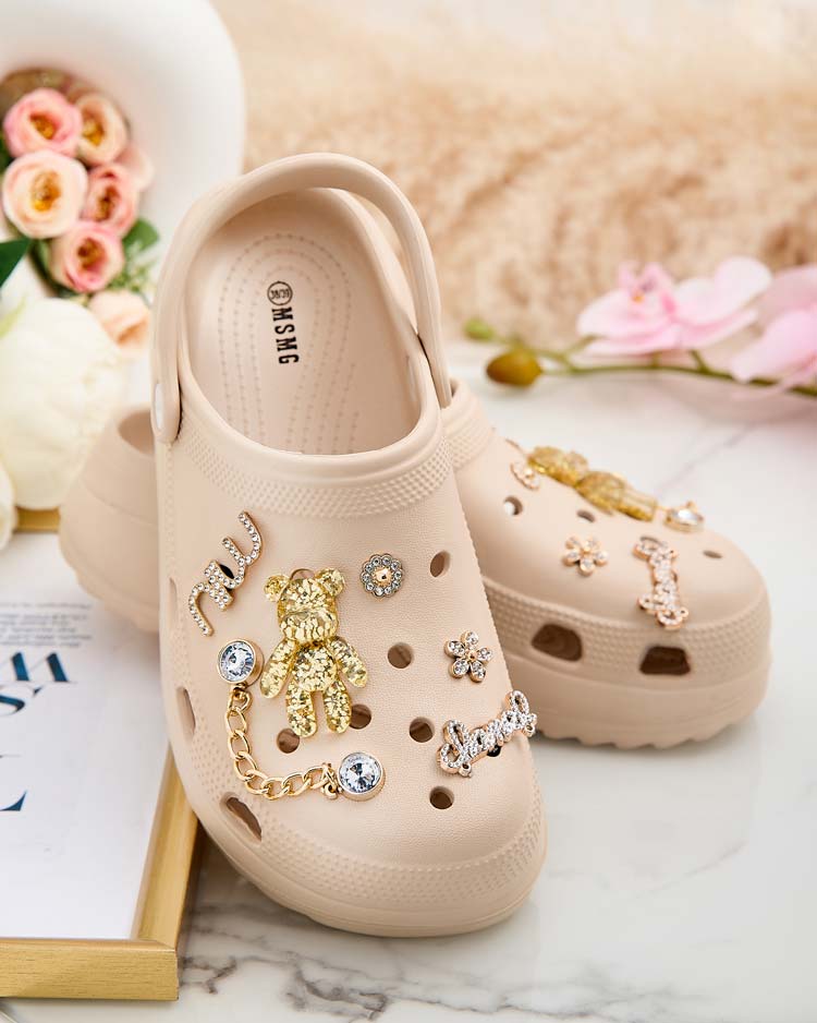 Royalfashion Женские резиновые шлепанцы с орнаментом Fescas