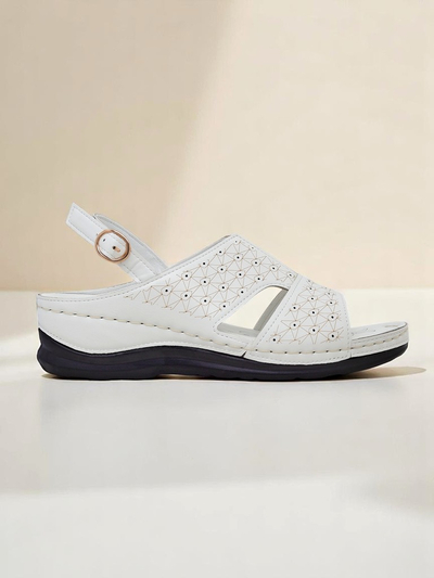 Royalfashion Naiste madala kiilkontsaga sandaalid Comfort Chic