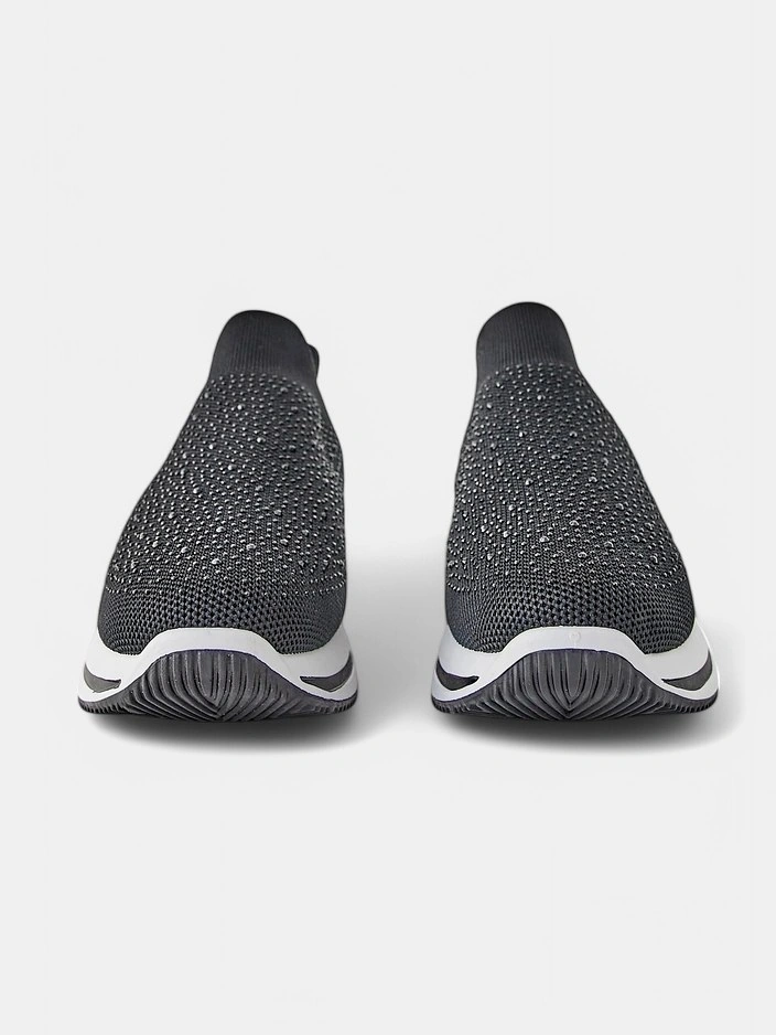 Спортивные тканевые туфли-слип вставки Royalfashion Terrifa