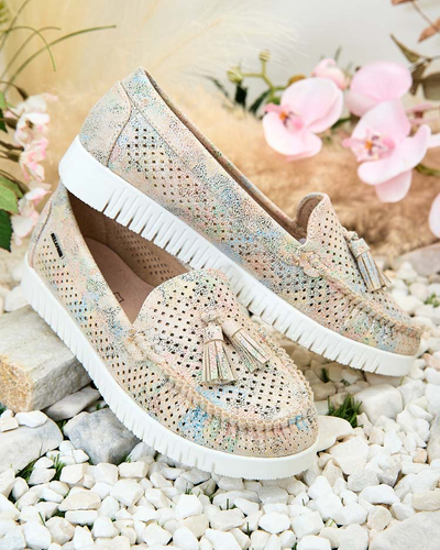 Royalfashion Женские ажурные мокасины Molaffa