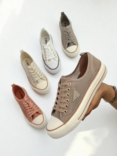 Royalfashion Women's perforated sneakers Rebbse