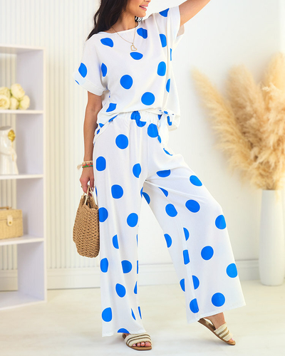 Royalfashion Kobaltvalge naiste hernekomplekt