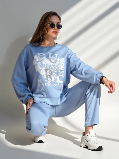 Royalfashion Naiste viskoosist komplekt trükiga