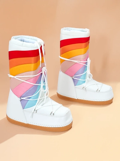 Royalfashion Kvinnur snow boot-stíl skór Tencce