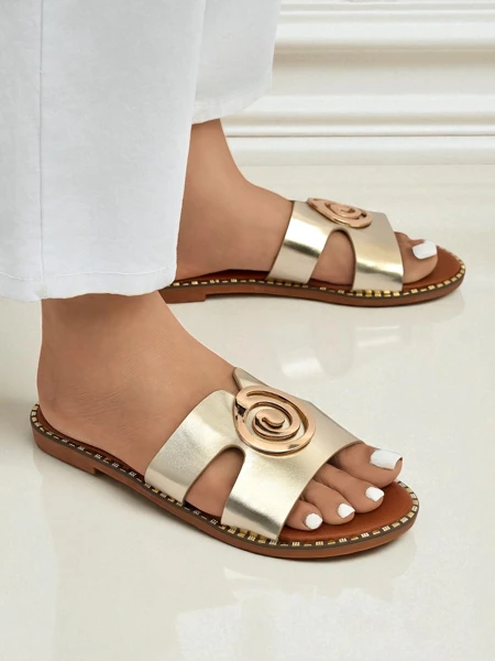 Royalfashion Women's flat sole slippers Glam Bliss