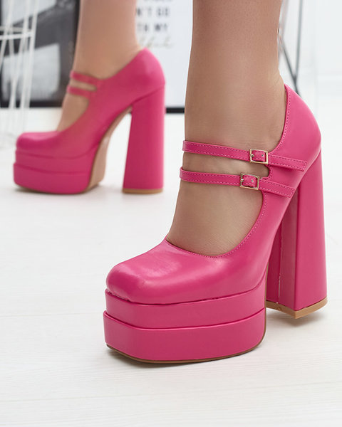 Fuchsia women's high stiletto pumps Edisa - Footwear