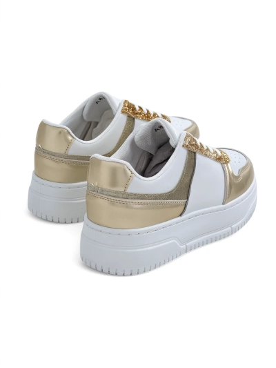 Bella Glamour Gold Women's Sneakers