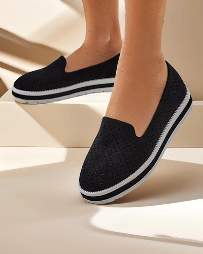 Royalfashion Naistel perforatsiooniga loafers Cerrole