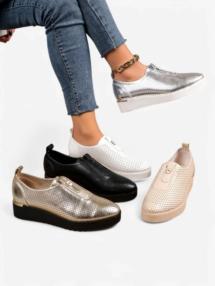 Royalfashion Slip-on naiste perforatsiooni kingad Goffies