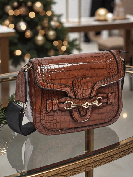 Aurora Women's Bag Brown Leather Elegant for Everyday