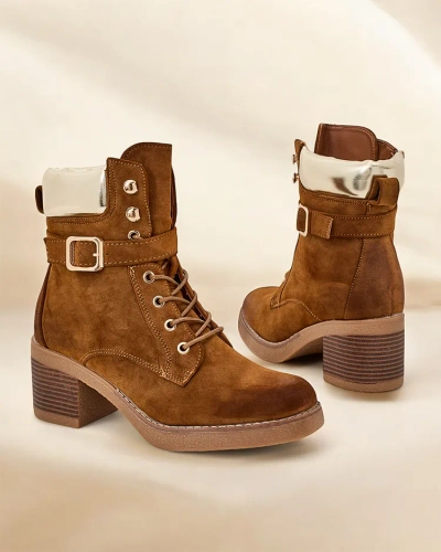 Royalfashion Women's low-heeled ankle boots Nedelin