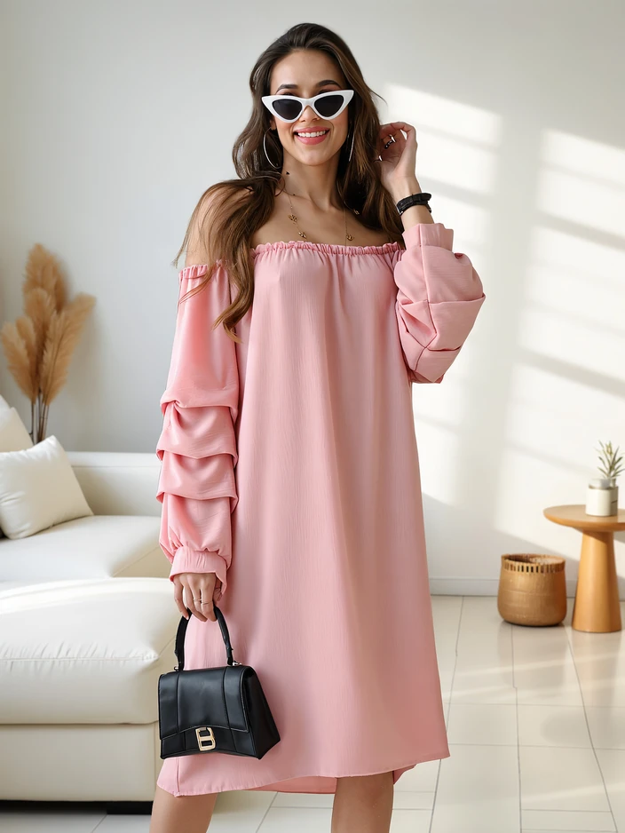 Royalfashion Suve naiste kleit a'la Hispaania stiilis hõlmikuga