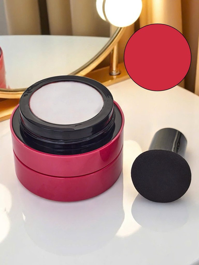 Blush with sponge, color Orchid