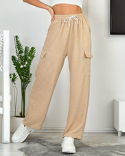 Royalfashion Naiste laiad püksid taskutega