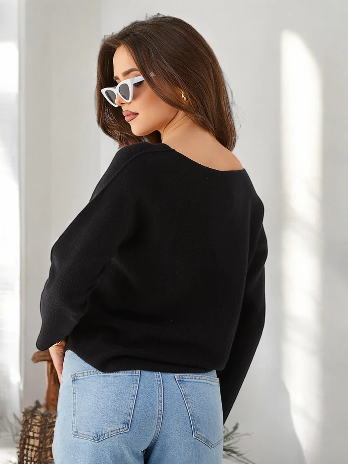 Royalfashion Viskoos õhuke naiste sviiter