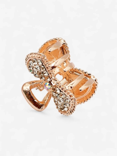 Royalfashion Hair Clip with Rhinestones Sparkle Twirl