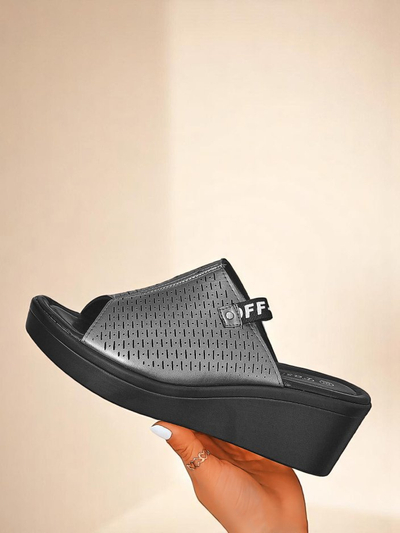 Royalfashion Naiste kiilkontsaga plätud Luna Wedge