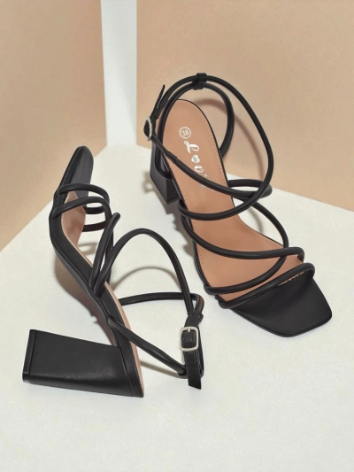 Royalfashion Women's block heel sandals Elysia