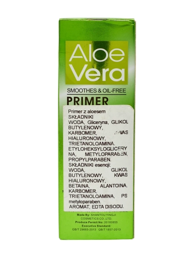 Primer base for makeup with moisturizing aloe