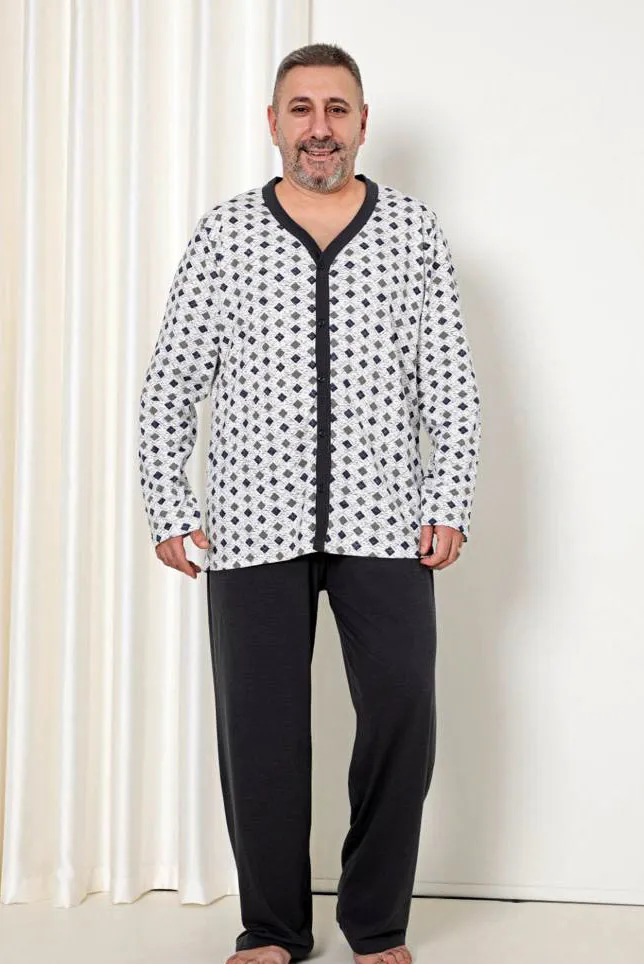 Royalfashion Cotton men's pajamas with a print PLUS SIZE