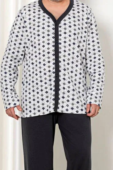 Royalfashion Cotton men's pajamas with a print PLUS SIZE