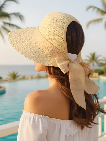 Royalfashion Naiste õlgkübar Mira Flare