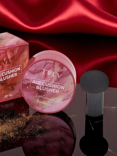 Blush with sponge applicator color Sunset