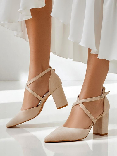 Туфли Royalfashion из эко‑замши для женщин с ремешками Kanastru