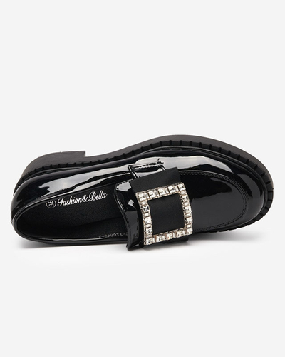 Lakitud musta pandlaga kingad Fogim - Jalatsid