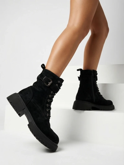 Women's Eco-Suede Ankle Boots Ubill