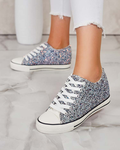 Royalfashion Women's sneakers on covered heel Finia