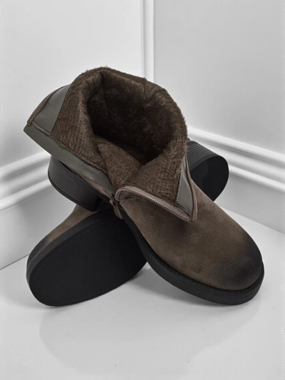 Valtos Women's Eco-Suede Ankle Boots with Buckles