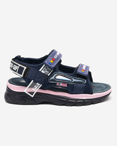 Tüdrukute tumesinised sandaalid Umaf- Shoes