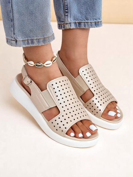 Royalfashion Naiste paksul tallal sandaalid BreezyStep