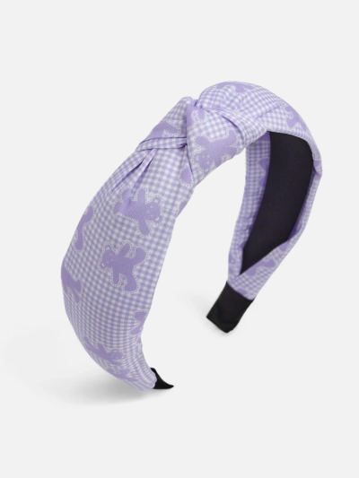 Royalfashion Повязка на голову с плетением в клетку и мишки