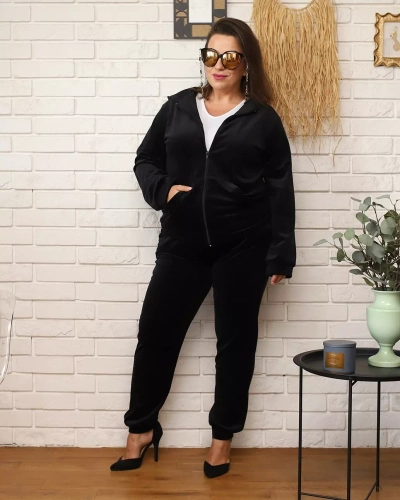 Royalfashion Must naiste dressikomplekt PLUS SIZE