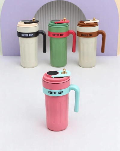 Royalfashion Thermal mug with a spout and temperature sensor Coffee Mug