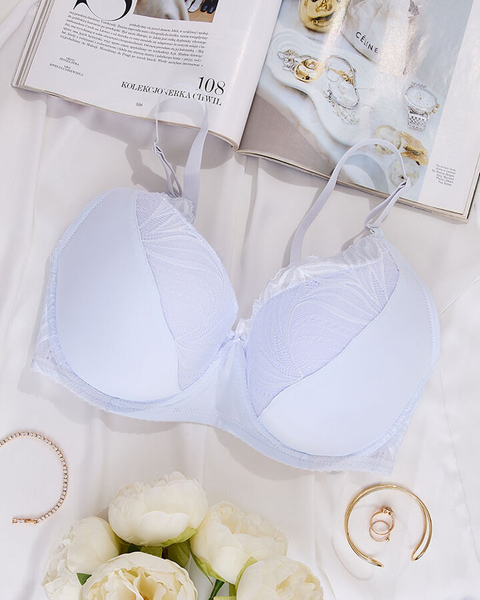 Royalfashion Women's bra decorated with lace