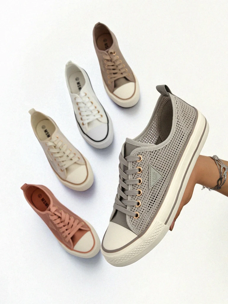 Royalfashion Women's perforated sneakers Rebbse