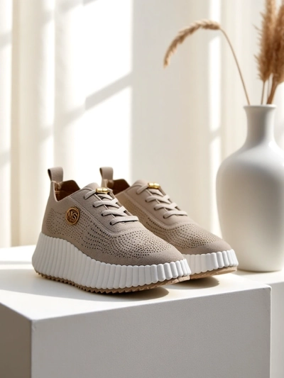 Royalfashion Women's sporty lace-up sneakers Tobin