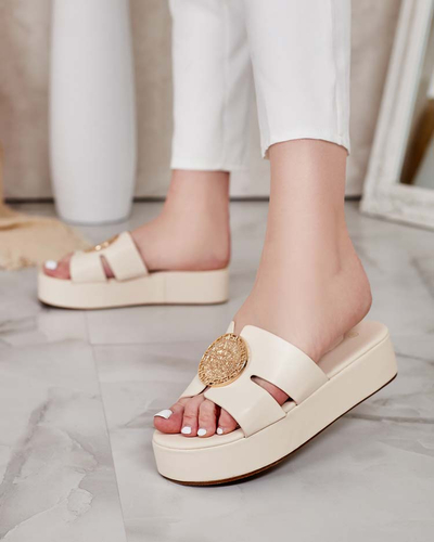 Royalfashion Naiste Emicia platvormiga flip-flops