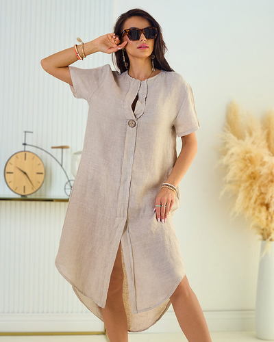 Royalfashion Linen naiste ülisuur kleit