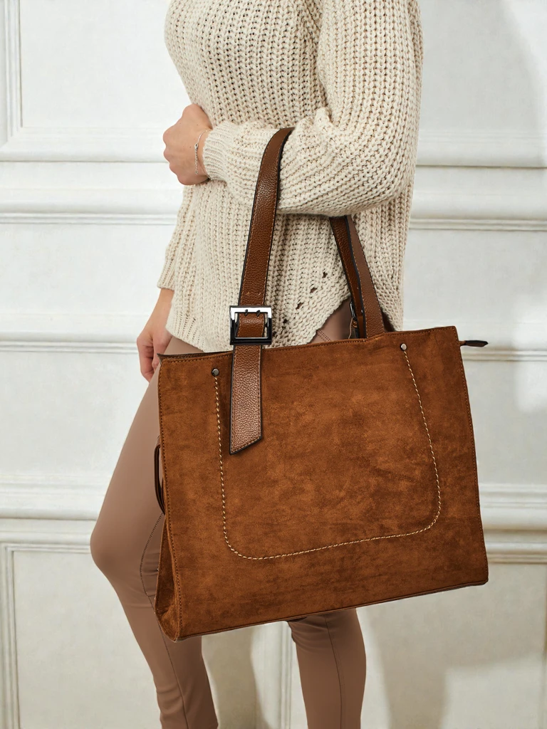 Naiste shopper-kott Daverna, öko-seemisnahast