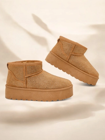 Royalfashion Beige niđa'ne snow boots a'la UGGs Corob