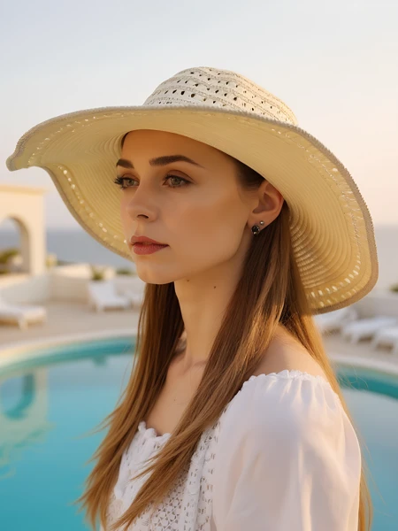 Royalfashion Women's Solvella Straw Hat