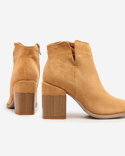 Royalfashion Camel naiste Teascir stilettasaapad