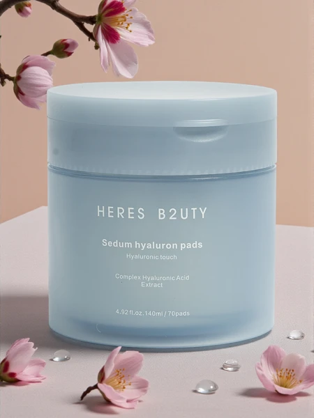 Cotton cosmetic pads - moisturizing, with hyaluronic acid