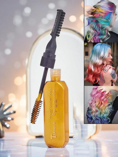Colorful mascara hair dye Color Pop Gold