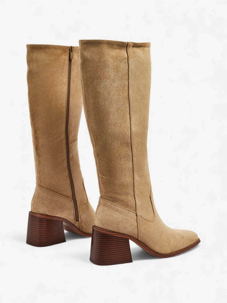 Women's Ernala Eco-Suede Block Heel Boots